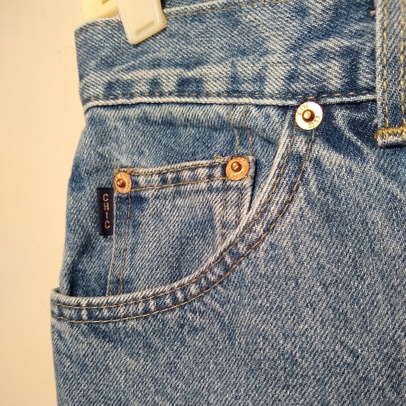 Chic Vintage Women's Sz. 12 Jeans High Waist Denim - Picture 3 of 8